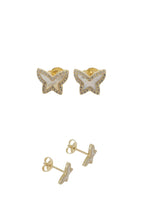 Load image into Gallery viewer, Zoe Belle Mop Butterfly Studs